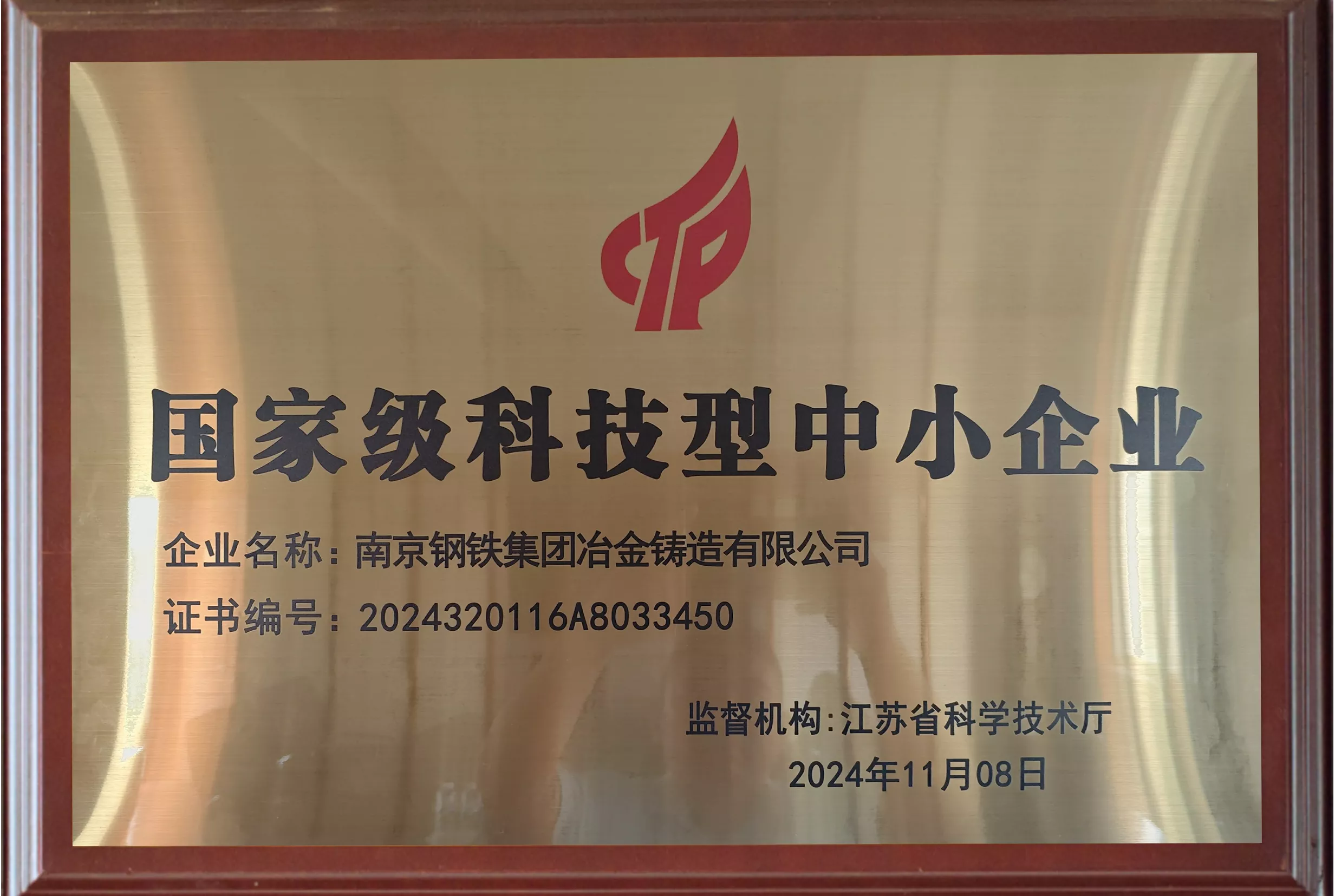 国家级科技型中小企业